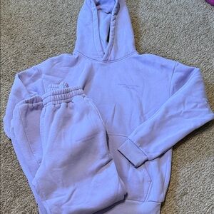 Cozy Lavender Jogger Set